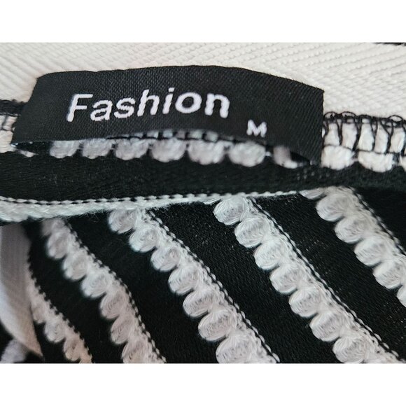 BTFBM Womens Casual Midi Dress Med Short Sleeve Striped Ribbed Knit Button - Picture 9 of 11